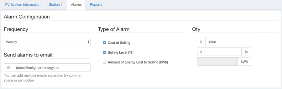 alarms